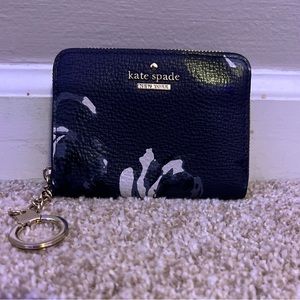 Kate Spade Black Floral Wallet